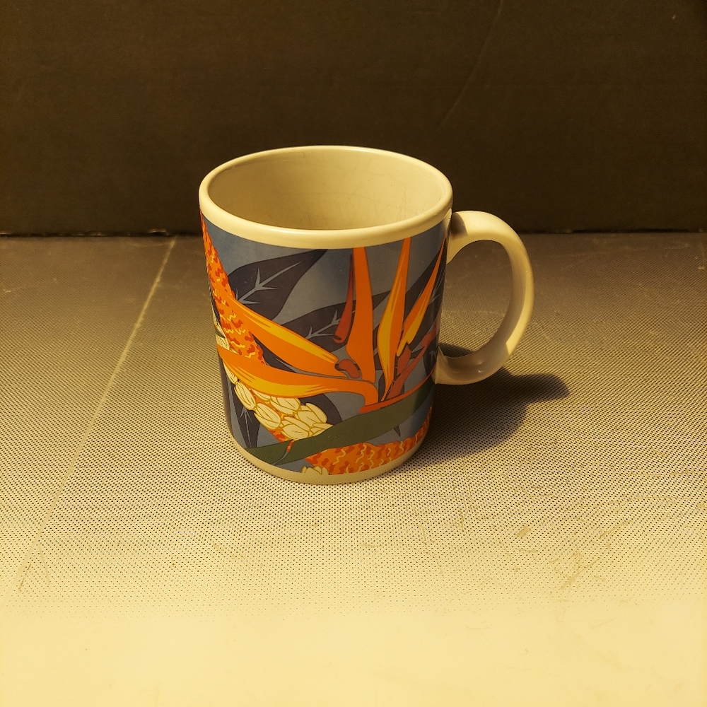 Hilo Hattie bird of paradise coffee mug